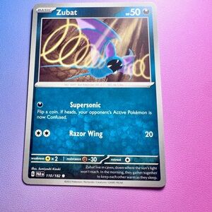 zubat - 110/182 (common) — pokemon: paradox rift